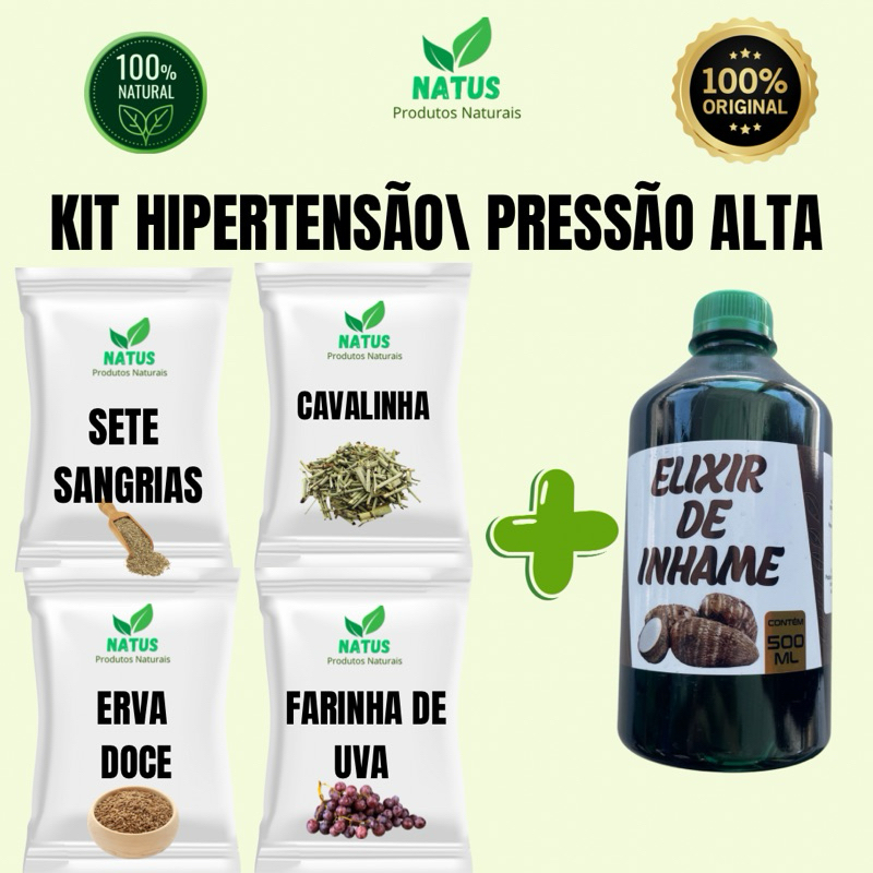 Kit Natural para Controle de Hipertensão