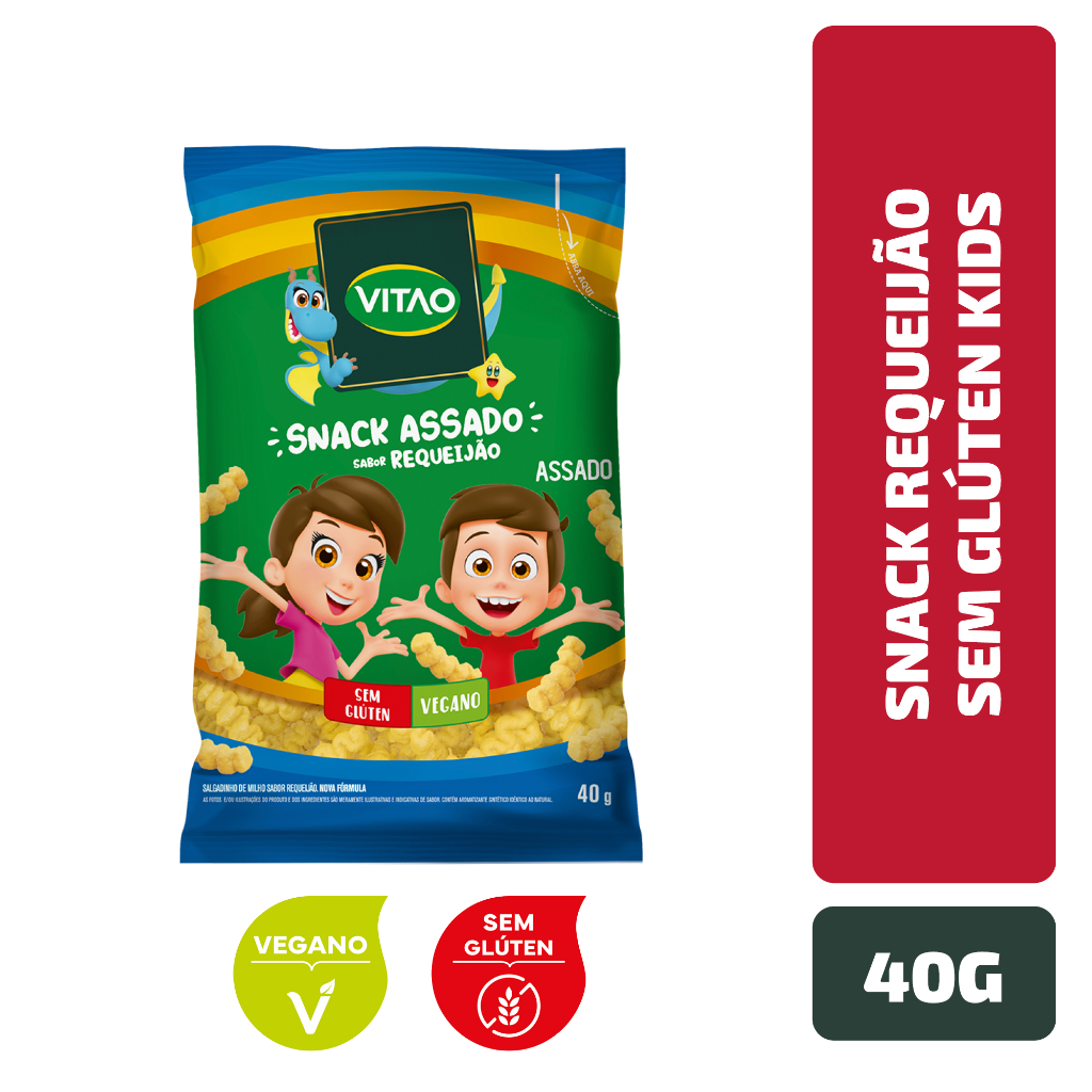 Snack Requeijão Sem Glúten Kids 40G - Food & Beverages