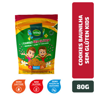 Cookies Baunilha Sem Glúten Kids 80G