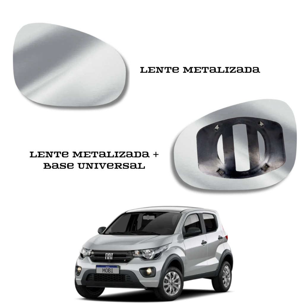 Lente Retrovisor Fiat Mobi S/ Pisca em Oferta na Shopee
