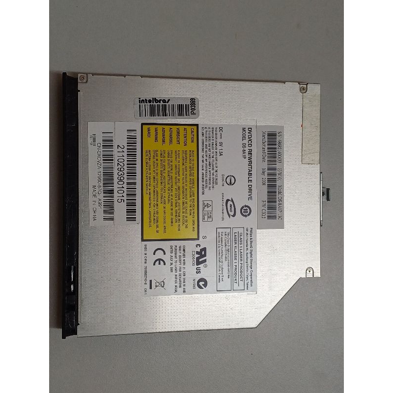 LEITOR GRAVADOR DE CD DVD NOTEBOOK INTELBRAS I23
