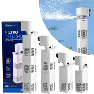 FILTRO INTERNO COM BOMBA SUBMERSA AQUAVERSO PARA CIRCULAÇÃO AQUARIO OXIGENIO PEIXES em Oferta na Shopee