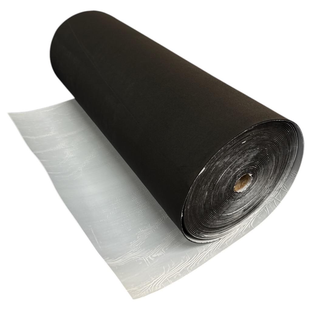 1m Placa Colante Eva 2mm Preto Adesivado Largura 0,65cm