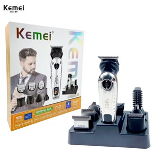 KEMEI 8 EM 1 KM-8538 5W 150 MINUTOS DE USO BIVOLT SEM FIO PORTATIL IPX6 PARA CABELO ROSTO E CORPO em Oferta na Shopee