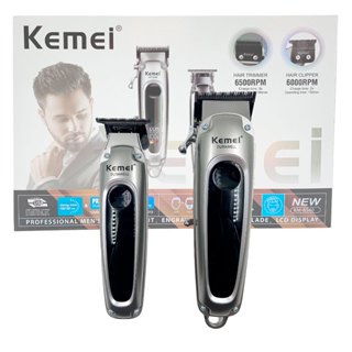 KIT 2 EM 1 KEMEI KM-8540 BIVOLT PARA CABELO BARBA E CORPO POTENCIA DE 5W PORTATIL SEM FIO USB em Oferta na Shopee