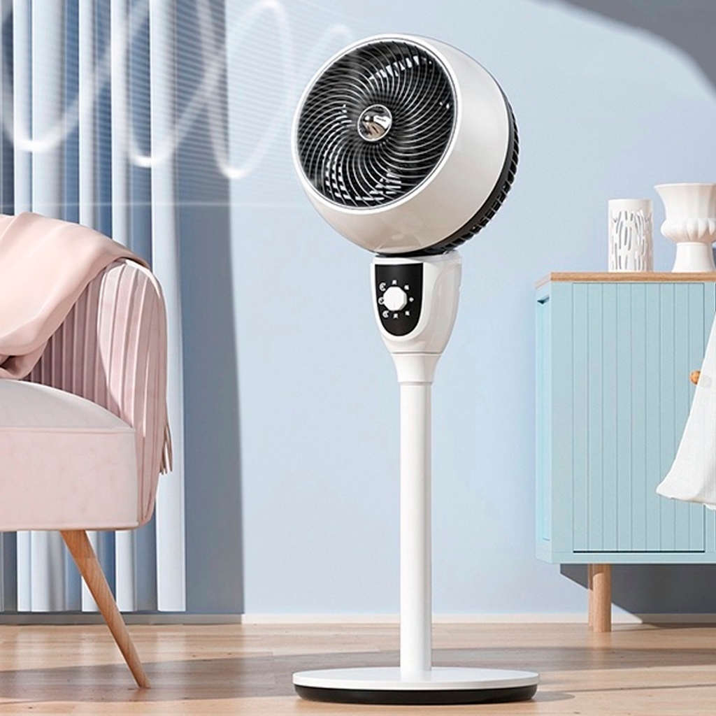 Ventilador De Coluna Pedestal Elétrico Ajuste De Altura Vento Forte 3 Velocidades 110v Silencioso