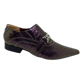 Sapato Masculino Italiano Social Executivo em Couro Dourado - Ref: 1221