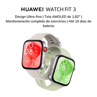 SmartWatch, HUAWEI WATCH Fit 3, Monitoramento de Exercícios, Gerenciamento Abrangente da Saúde em Oferta na Shopee