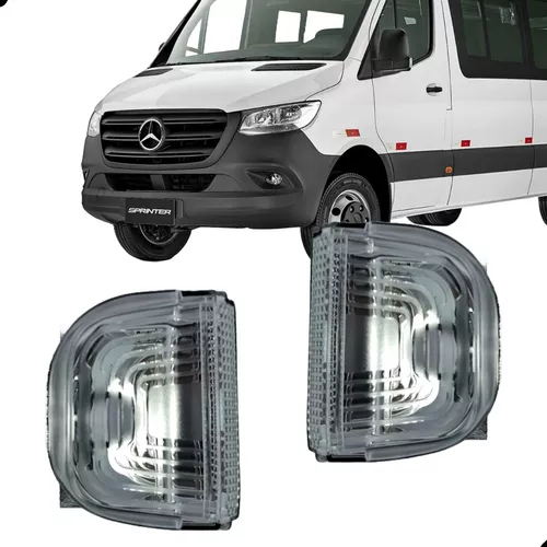 Par Pisca Seta Retrovisor Sprinter 2021 2022 2023 Van Furgão