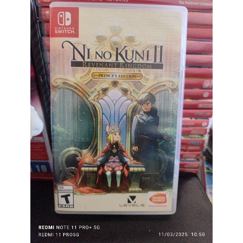 Jogo para Nintendo switch Usado Ni No Kuni 2 mídia física