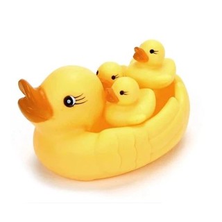 Kit Pato de borracha flutuador Brinquedo de banho para bebê em Oferta na Shopee