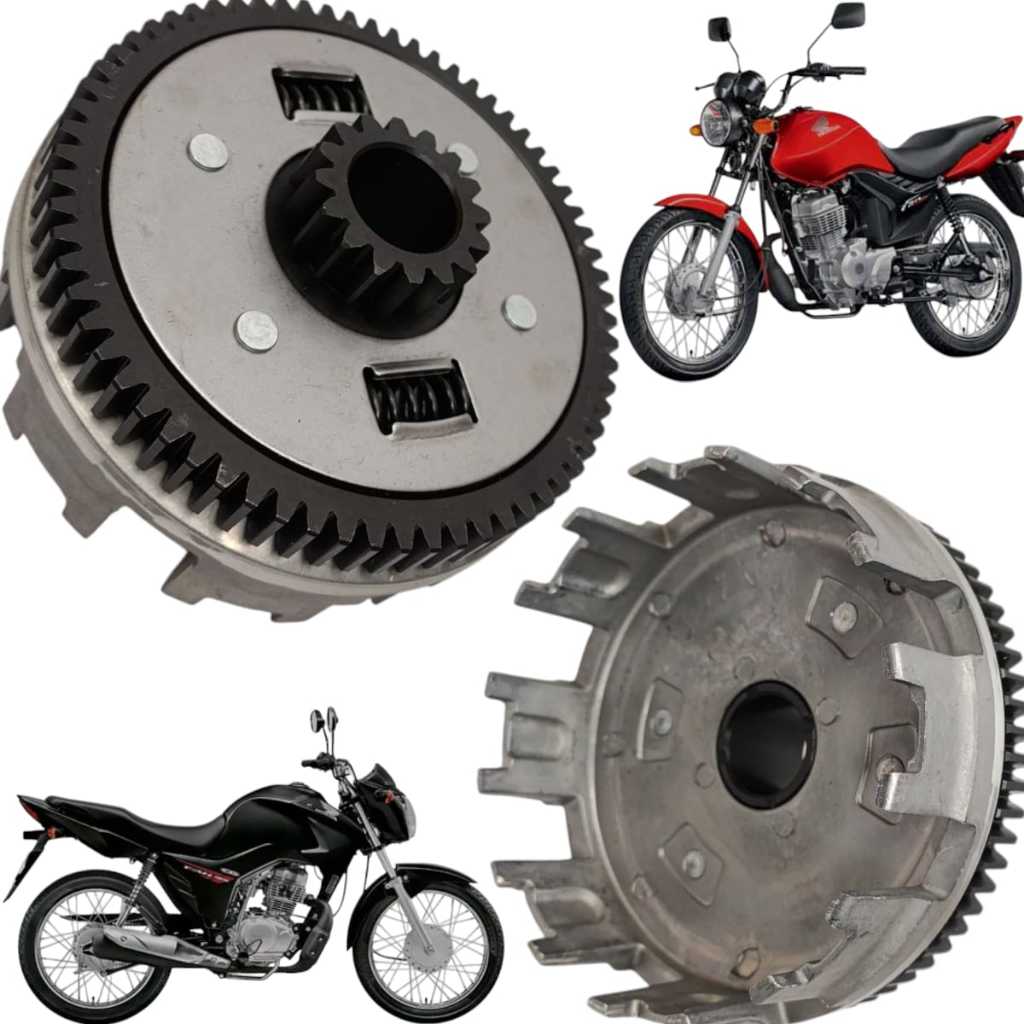 Campana de Embreagem Titan 150 Ks Es 2009 a 2011 Fan 125 Ks Es 2009 a 2018