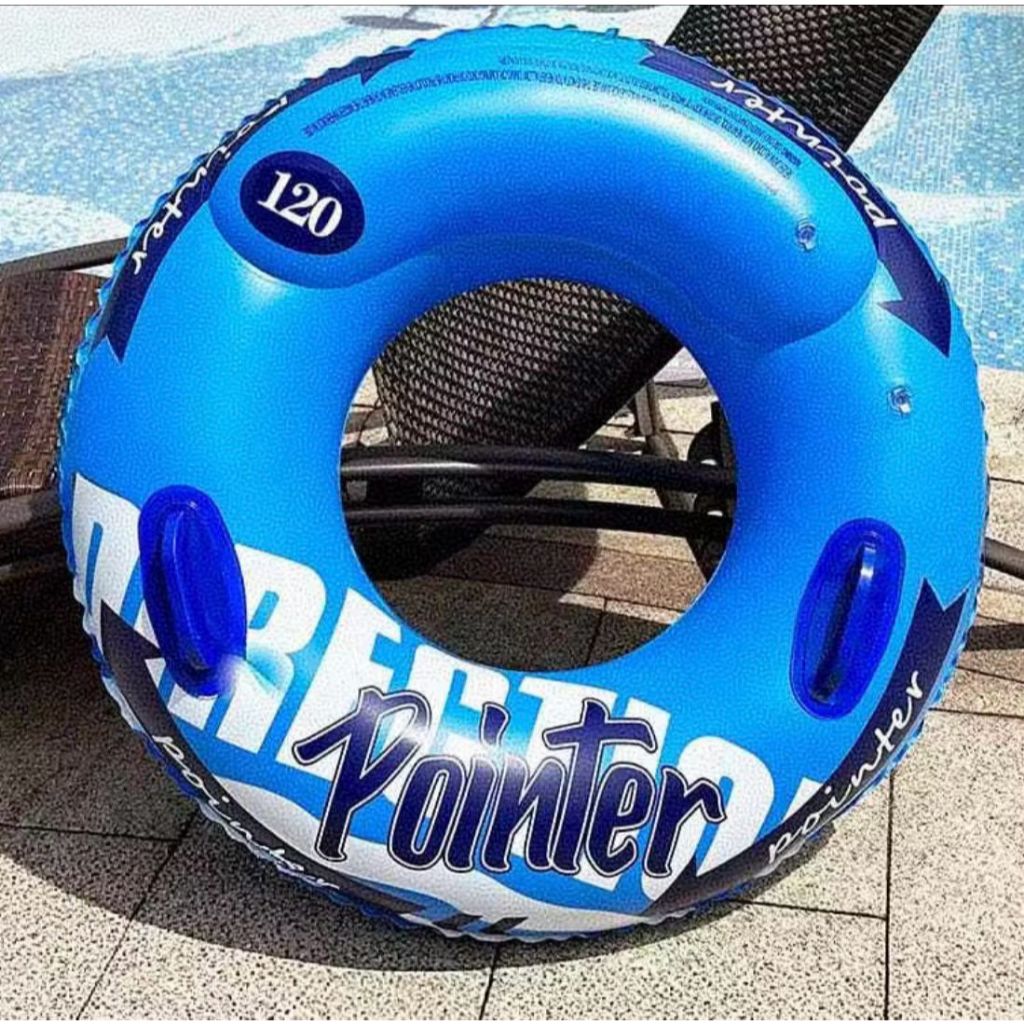 Boia Inflável com encosto e Alça / Natação Praia e Piscina em Oferta na Shopee