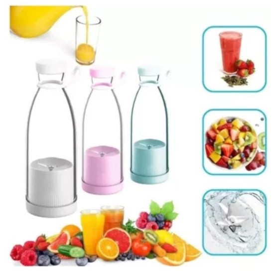 Mini Mixer Liquidificador Portátil Shake + Cabo USB Envio Imediato OFERTA