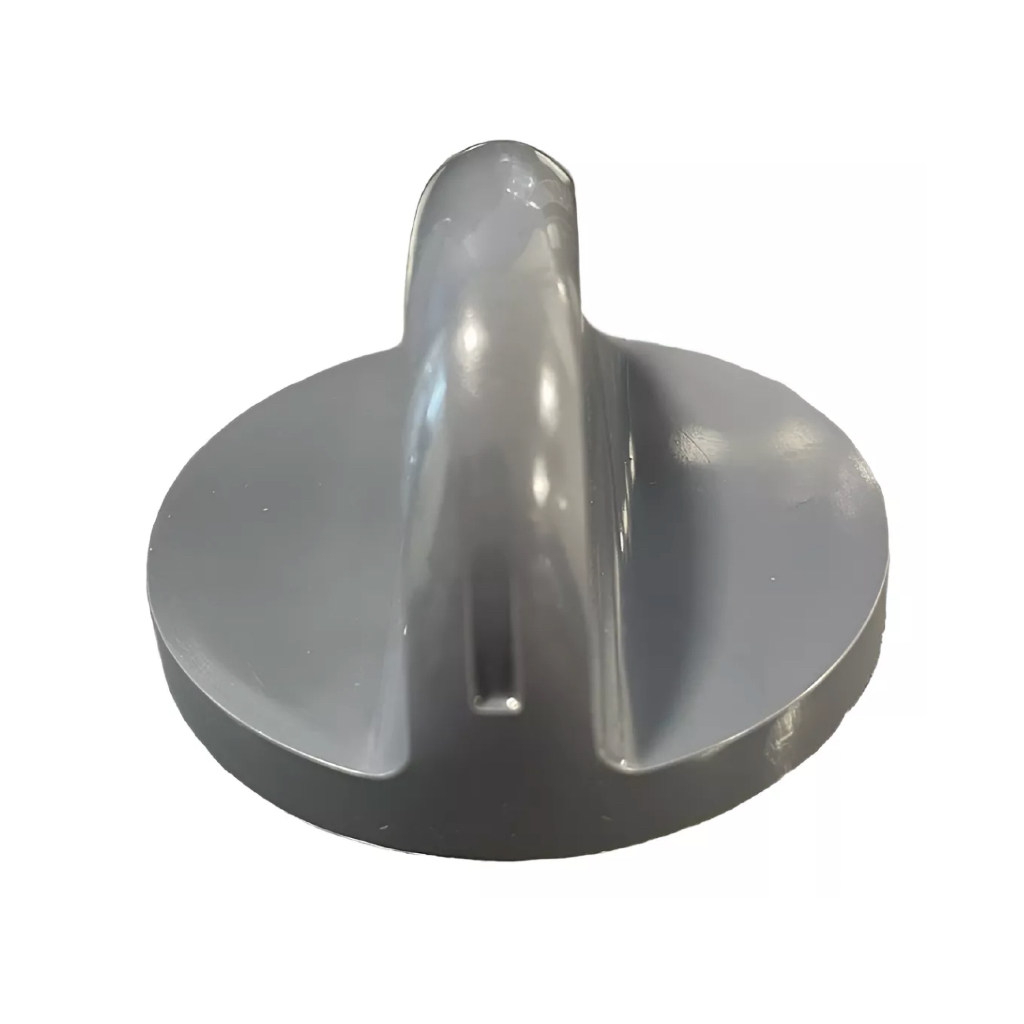 Botão Termostato Forno Layr Luxo Cristal Cinza Brilhante