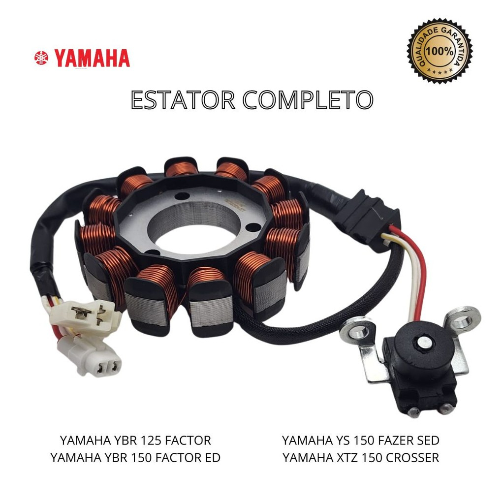Estator Completo Yamaha Fazer 150 Factor 150 Crosser 150 em Oferta na Shopee