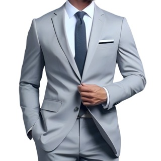 Terno Masculino Italiano Slim Oxford - Paletó+Calça em Oferta na Shopee