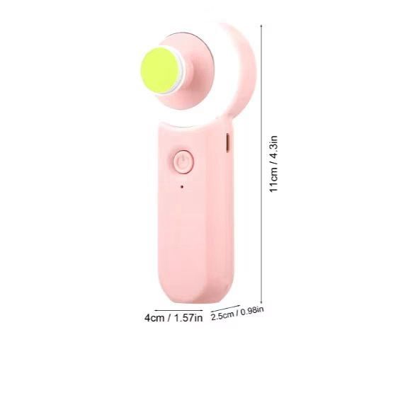 Cortador de Unhas Elétrico com Luz Led Para Bebê Crianças Recarregável Com 6 Lixas P.HQ