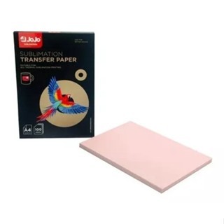 Papel JOJO A4 ORIGINAL FUNDO ROSA - Para Sublimação - Pct 100 folhas - Resinado - A Pronta Entrega!