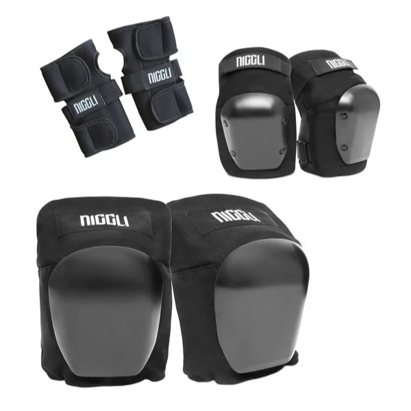 Kit Proteção Niggli Semi-profissional 3x1 Adulto Skate Patin Nota Fiscal incluida NF