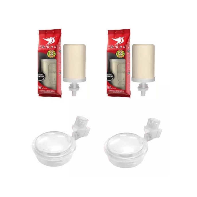 Kit 2 Refil Vela Para Filtro Barro São João + 2 Boia