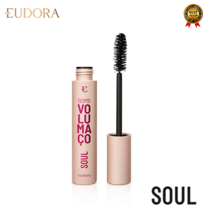 Máscara de Cílios Soul Bomb Volumaço Rímel Volume Efeito Cilios Postiços Eudora em Oferta na Shopee
