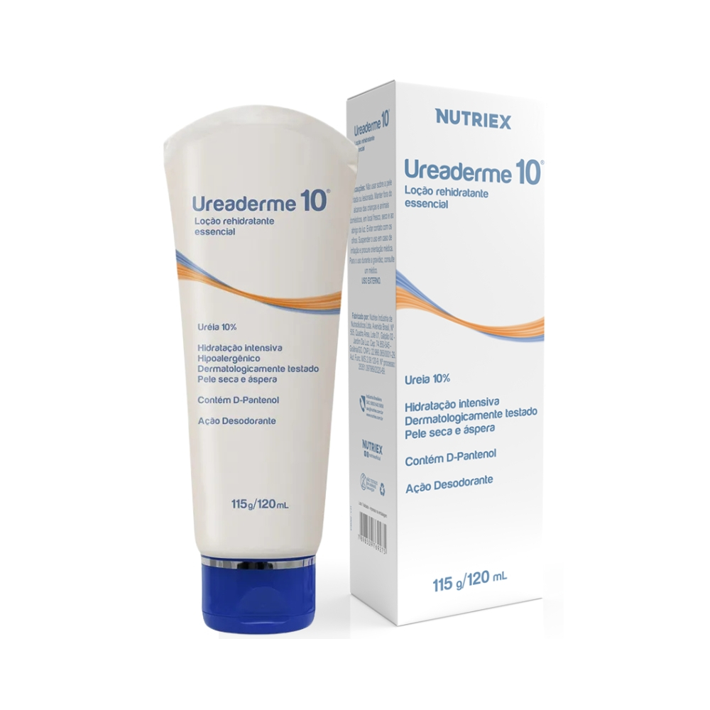 Ureaderme 10 Loção Rehidratante Essencial 120ml  Nutriex em Oferta na Shopee