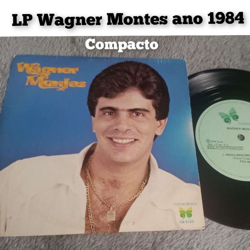 LP Wagner Montes compacto disco de vinil ano 1984
