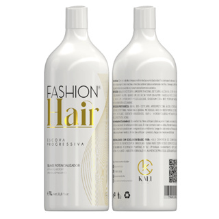 Escova Progressiva 1L Alisamento Profissional Fashion Hair Linha Gold Sem Formol em Oferta na Shopee