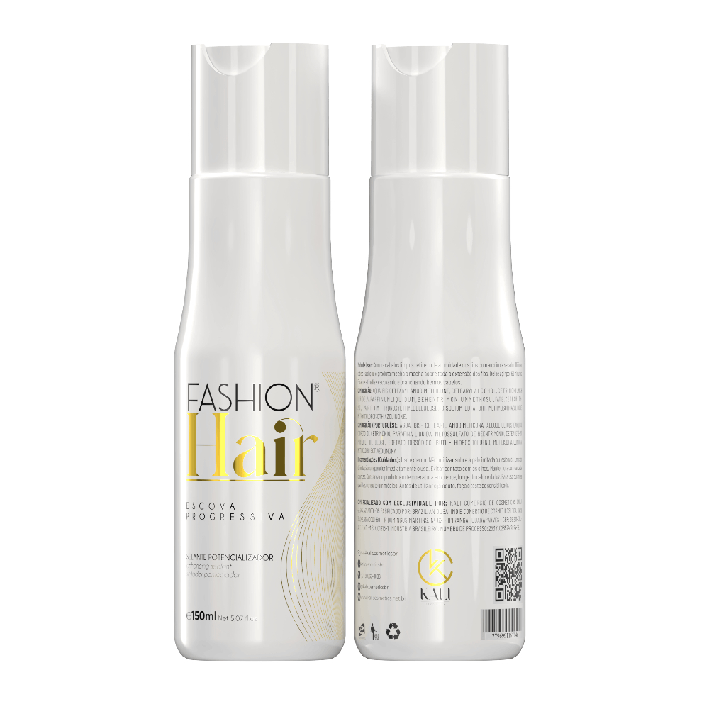Escova Progressiva Fashion Hair Linha Gold 150g Sem Formol Original em Oferta na Shopee