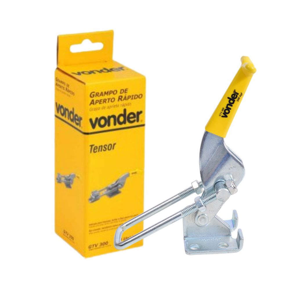 Grampo Aperto Rápido Tipo Tensor Gtv 300 Vonder De Aço Carbono Zincado Excelente Qualidade Original.