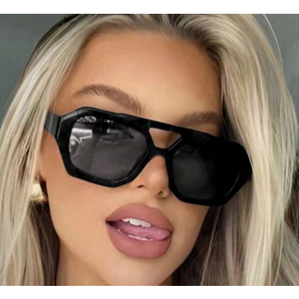 Óculos Modelo Piloto Feminino Aviador Preto Acetato Uv 400 Moda Tendência Verão Inverno Marca Seven em Oferta na Shopee