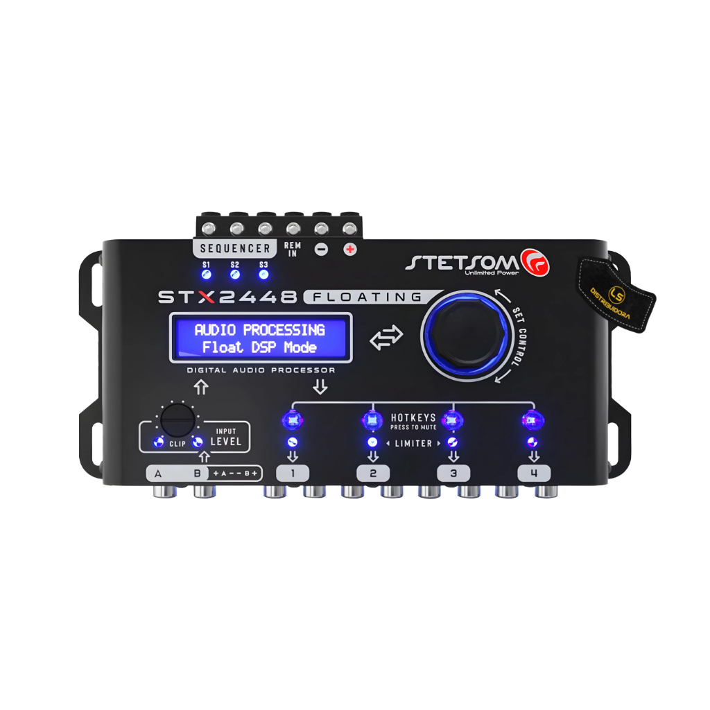Novo Processador Crossover Digital Stetsom Stx2448 Floating em Oferta na Shopee