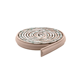 RODA MEIO DE EVA FLEXÍVEL BEGE ESCURO AUTOCOLANTE 2,3CM X 1CM RM106 10M - OUTLET em Oferta na Shopee