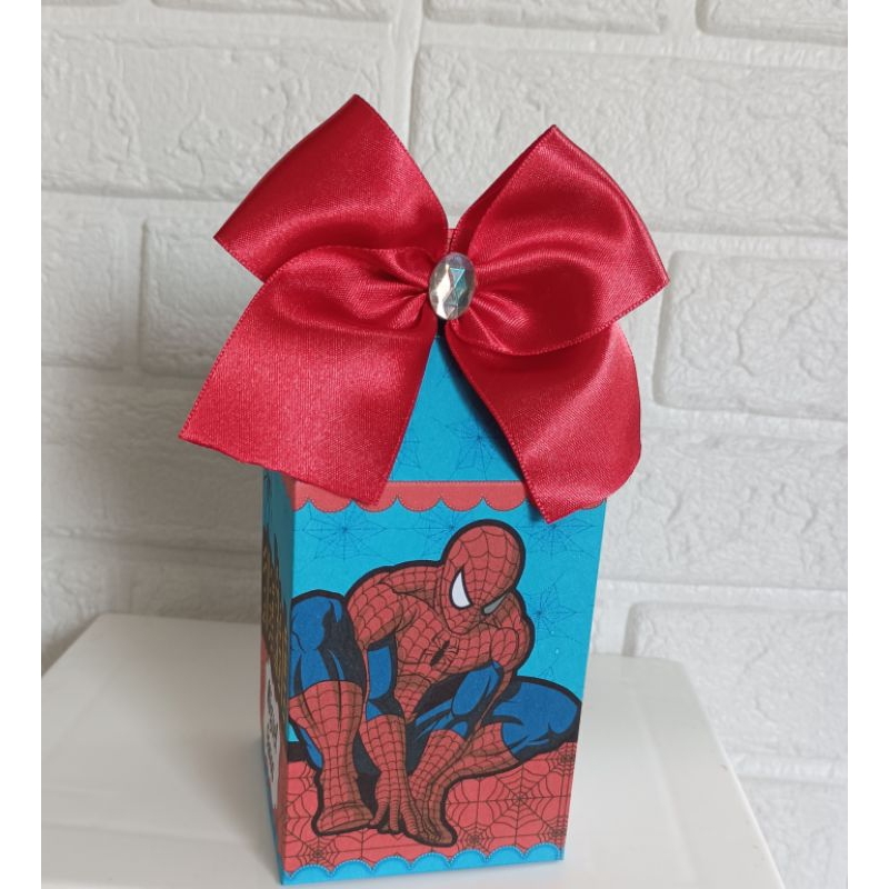 15 caixas homem aranha, personalizado homem aranha, decoração homem aranha, lembrancinha homem aranha(PEGUE E MONTE)