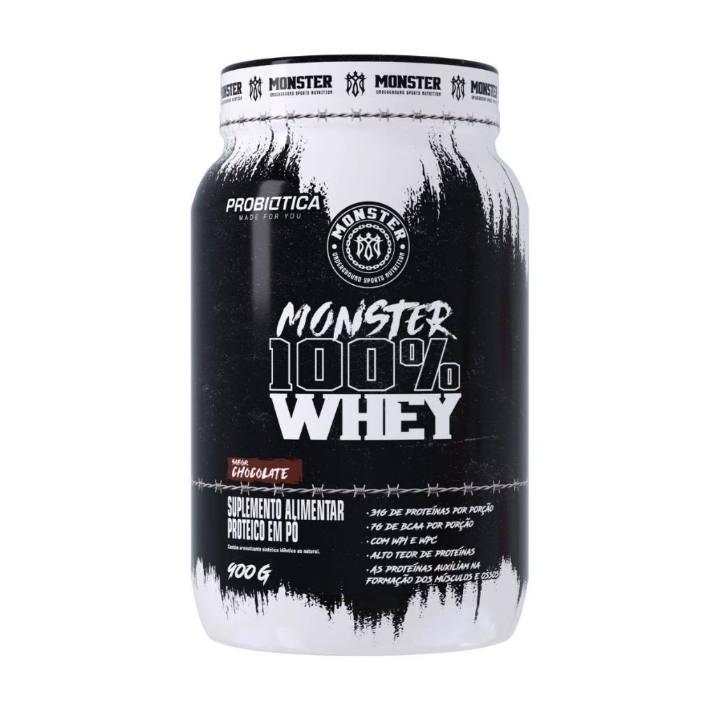 Monster 100 Whey 900g: Onde Comprar | BuscaProdutos