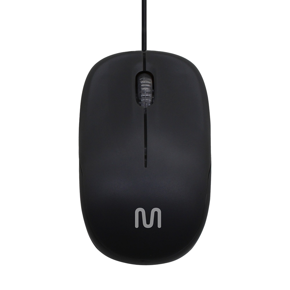 Mouse Com Fio MF200 1200DPI Cabo de 120cm 3 Botões Compacto Preto Multi (Multilaser) - MO255 em Oferta na Shopee