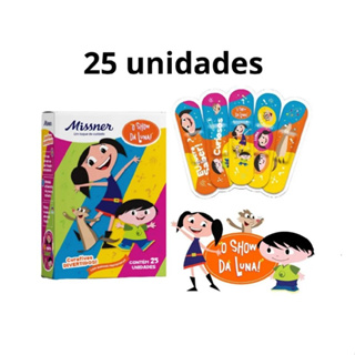 Curativo Infantil Flexível Missner O Show Da Luna 25 Un 1 CX em Oferta na Shopee
