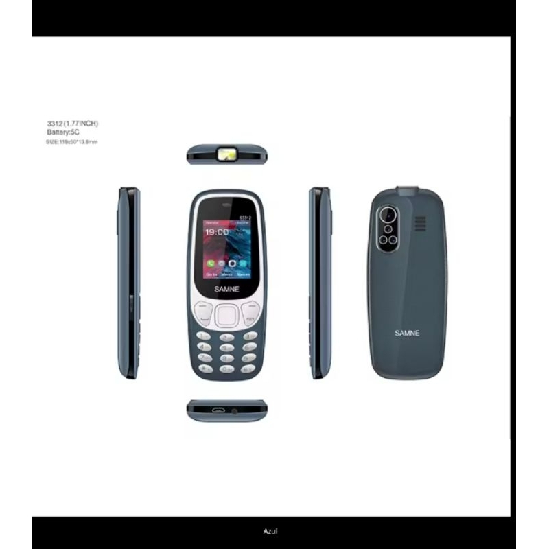 mp3 e mp4 e Cell phone Idoso inspirado no No kia 3310 Jp477