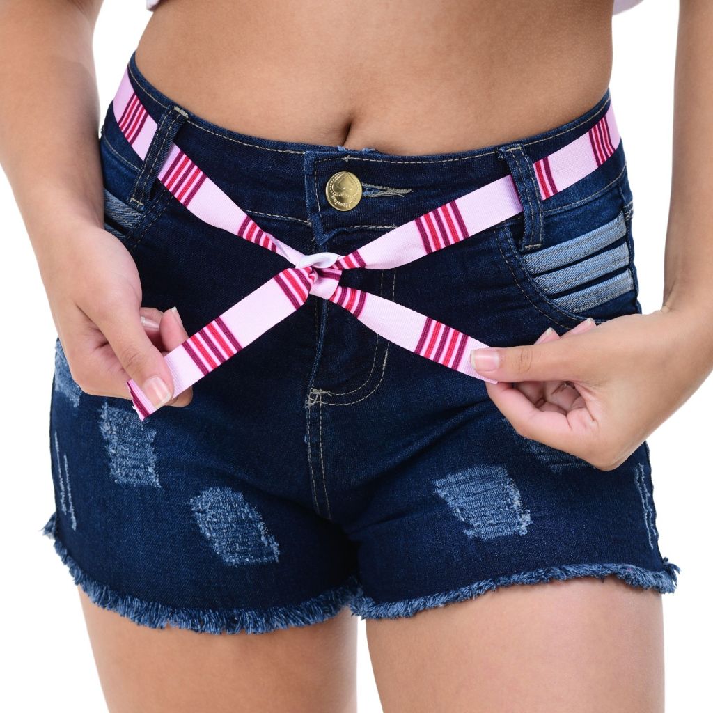 Shorts Jeans Feminino Infantil Juvenil Diversos Modelos Variados Tamanho 10 ao 16 Anos