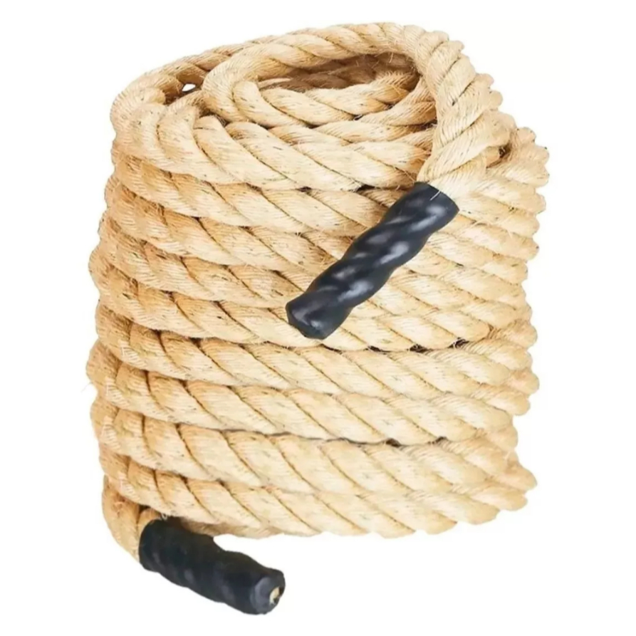 Corda Naval Sisal 38mm 6 Metros Exercicio Funcional Treino E Hope Climb