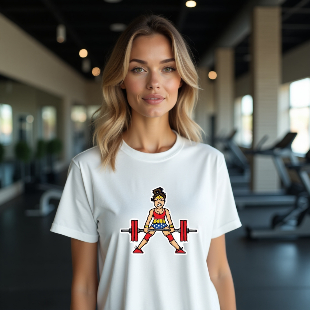Camiseta Feminina Academia Fitness Treino 100% Algodão Leve Fresca Camisetas Treino Caminhada Camisa Corrida Musculação