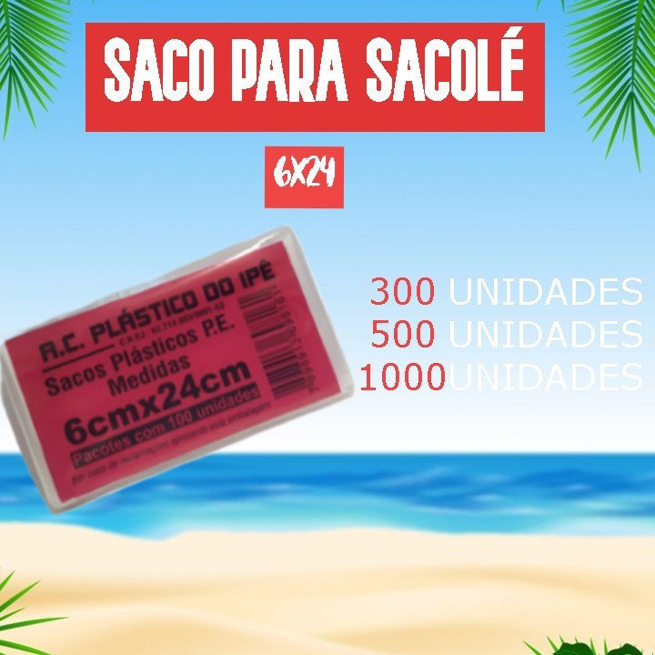 saco sacolé  Dindin Suquinho geladinho juju Chup-chup 6 cm x 24 cm - Marca IPE em Oferta na Shopee