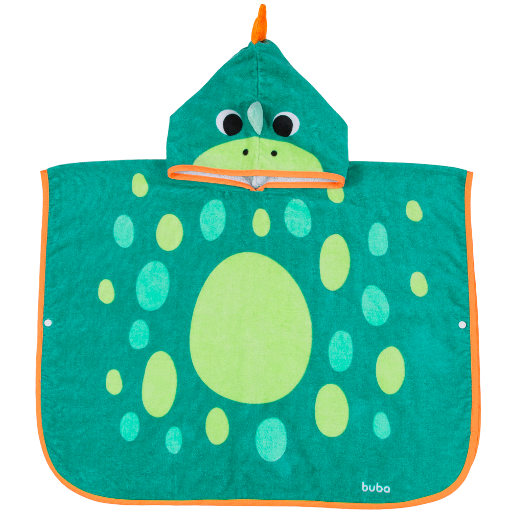 Toalha Poncho Infantil Buba Zoo Dino