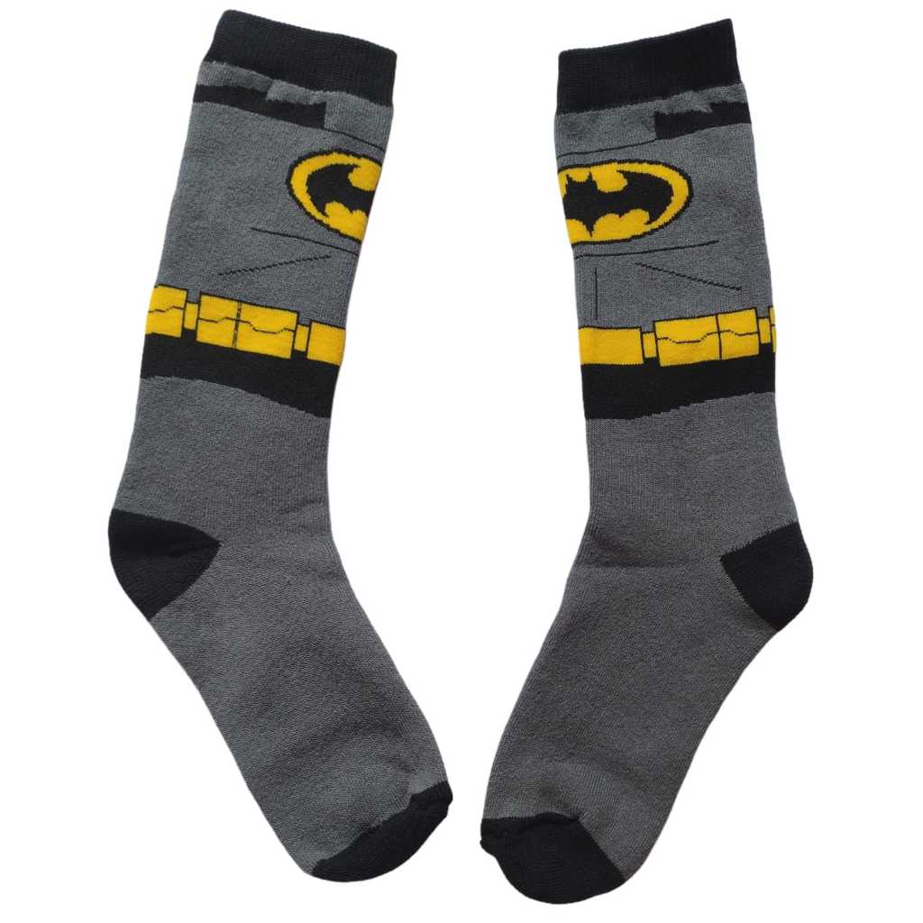 Meias Cano Alto Liga da Justiça Batman Mulher Maravilha Capitao America