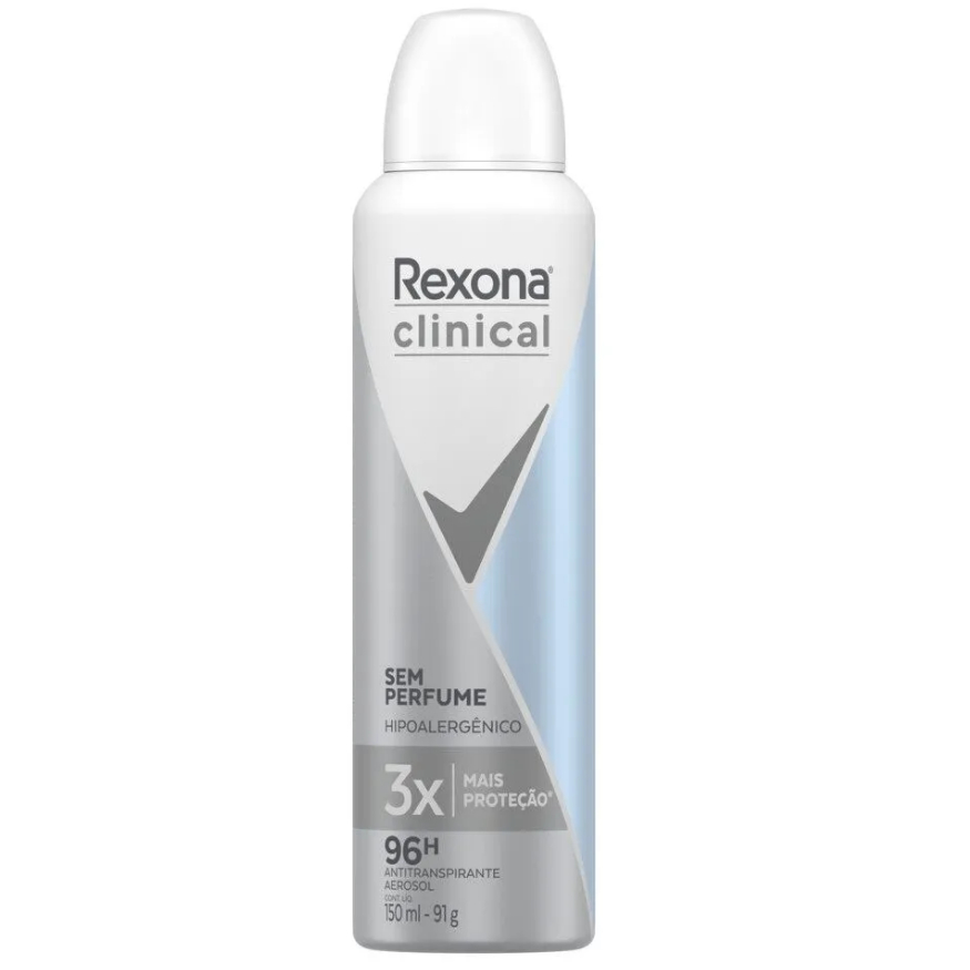 Desodorante Rexona Clinical Sem Perfume Aerosol 91g
