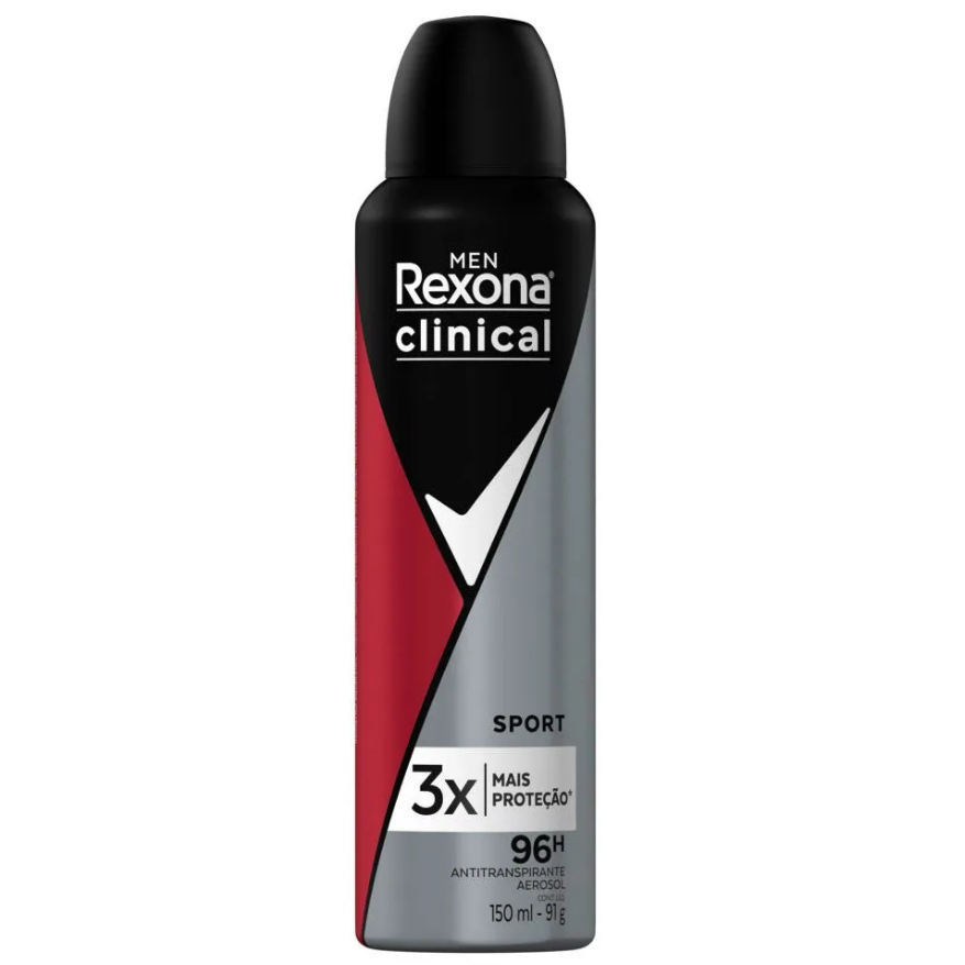 Desodorante Rexona Clinical Sport Aerosol 91g