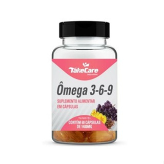 Ômega 3 6 9 (linhaça + Prímula + Uva) 60cps Take Care em Oferta na Shopee