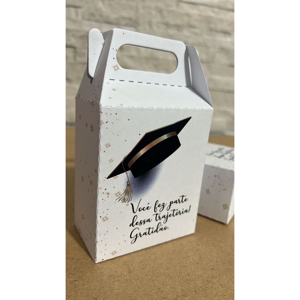 10, 20 ou 30 Caixas Maleta Lembrancinha de Festa formatura colação graduação faculdade em Oferta na Shopee