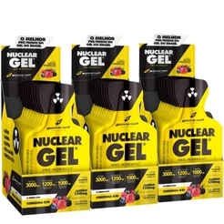 Kit 3x Pre Treino Nuclear Rush Gel - 30 Sachês Bodyaction
